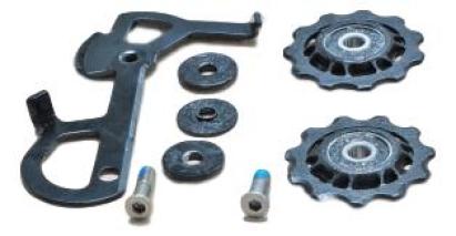 2010 X7 Rear Derailleur Cage Kit Short - Silver Ultimate FactoryBikes