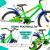 Bicicleta Copii DHS Football - 18 Inch, Verde Ultimate FactoryBikes