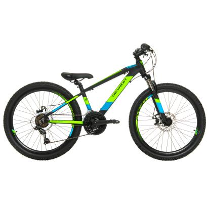 Bicicleta Copii Devron Alaska - 24 Inch, Negru-Verde Ultimate FactoryBikes