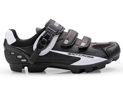 Pantofi Ciclism Brn Cross Mtb - 41, Negru-Alb Ultimate FactoryBikes