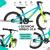 Bicicleta Copii Devron Urbio U1.6 Super Light - 16 Inch, Albastru-Verde Ultimate FactoryBikes