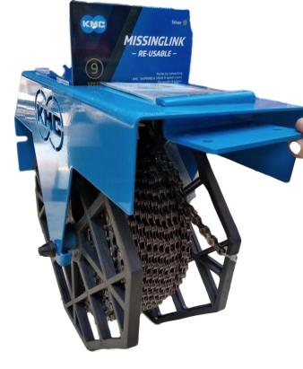 Suport Display Rola Lant KMC Service, Metalic, Albastru Ultimate FactoryBikes