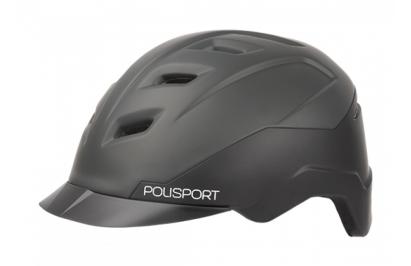 Casca Ciclism Polisport E-City - 58-61 cm, L, Negru Ultimate FactoryBikes