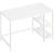 VASAGLE Birou cu 2 rafturi stanga sau dreapta, stil industrial, 60x120x76 cm, alb Household NewTrend