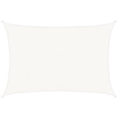 Pânză parasolar, alb, 4 x 5 m, HDPE, 160 g/m² GartenMobel Dekor