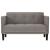 Canapea loveseat, taupe, 111 cm, textil GartenMobel Dekor
