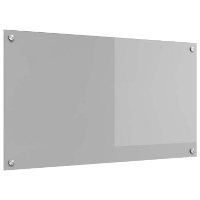 Spate de bucătărie Gri deschis 90 x 50 cm sticlă securizată GartenMobel Dekor