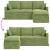 Canapea Verde deschis GartenMobel Dekor