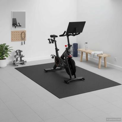 Saltea de Protecție Sport Negru 243 x 152 x 0,6 cm PVC GartenMobel Dekor