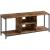 VASAGLE Comoda TV pentru televizoare pana la 65 inch, cadru metal, stil industrial, 147x40x50 cm, maro rustic Household NewTrend