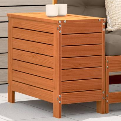 Taburet de grădină, maro ceruit, 62x31,5x52 cm, lemn masiv pin GartenMobel Dekor