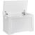 VASAGLE Banca cu spatiu depozitare, pentru hol sau dormitor, din PAL, 76x40x48cm, alb Household NewTrend