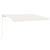 Copertină retractabilă automat, crem, 450x300 cm GartenMobel Dekor