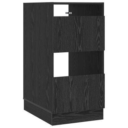 Dulap de rufe Stejar Negru 50 x 68 x 102 cm Lemn compozit GartenMobel Dekor