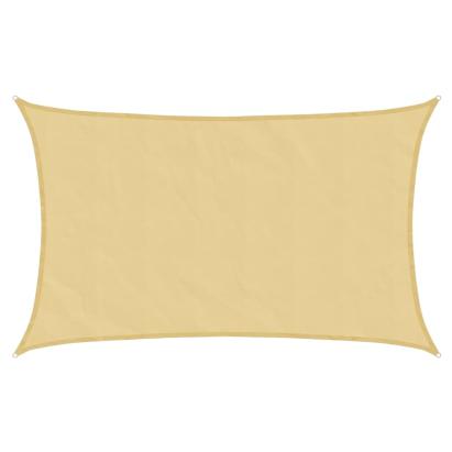 Parasolar, nisipiu, 8x5 m, 100% poliester Oxford GartenMobel Dekor