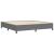 Pat cu arcuri Gri deschis 200 x 200 cm Catifea GartenMobel Dekor