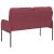 Canapele cu pernă 110cm Roșu Vin placaj GartenMobel Dekor