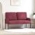 Canapele cu pernă 110cm Roșu Vin placaj GartenMobel Dekor
