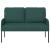 Canapele cu pernă 110cm Verde închis placaj GartenMobel Dekor