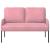 Canapele cu pernă 110cm Roz placaj GartenMobel Dekor
