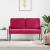 Canapele cu pernă 110cm Roșu Vin placaj GartenMobel Dekor