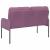 Canapele cu pernă 110cm Violet placaj GartenMobel Dekor