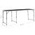 Masă de camping pliabilă, gri, 180 x 60 cm, aluminiu GartenMobel Dekor