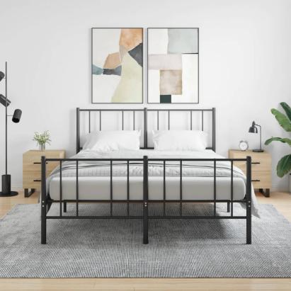 Noptiere, 2 buc., stejar sonoma, 40x35x47,5 cm, lemn compozit GartenMobel Dekor