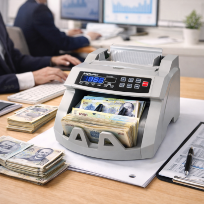 Masina de numarat bani profesionala cu detectare falsuri uv/mg – 900 bancnote/min, display led MultiMark GlobalProd