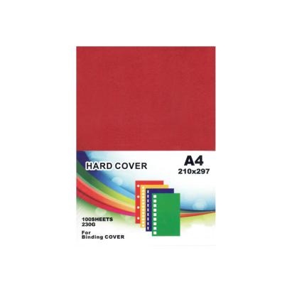 Coperta indosariere documente, format a4, carton texturat 230g/mp, top 100 coli culoare rosu MultiMark GlobalProd