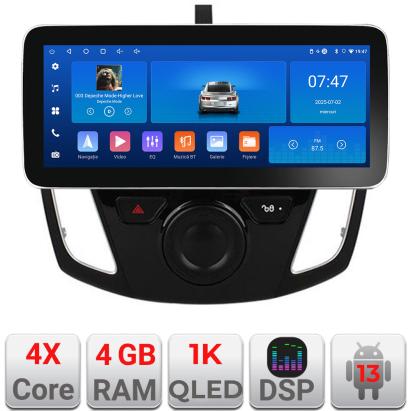 Navigatie Ford Focus 3 2011-2018 Edotec 4+64 12.3 inch Incell 1K android Wifi 5Ghz gps internet CarStore Technology