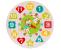 Ceas educativ pentru copii, puzzle lemn cifre limba engleza, +3 ani MultiMark GlobalProd