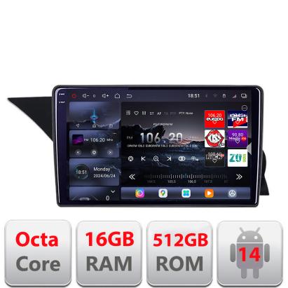 Navigatie Mercedes GLK NTG4 2008-2012 Edotec Kit-glk-ntg4 8 core QLED 2K 16+512GB 360 Android Waze USB Navigatie Internet Youtube CarStore Technology