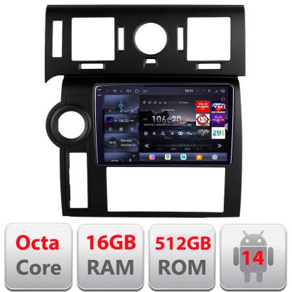 Navigatie Hummer H2 2002-2008 Edotec Kit-hummer2002 8 core QLED 2K 16+512GB 360 Android Waze USB Navigatie Internet Youtube CarStore Technology