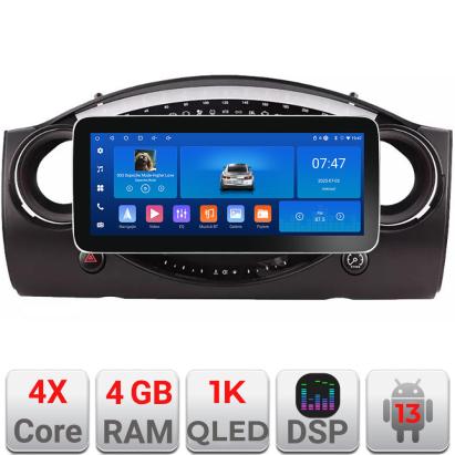 Navigatie Mini intre anii 2004-2006 Edotec 4+64 12.3 inch Incell 1K android Wifi 5Ghz gps internet CarStore Technology
