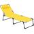 Sezlong 5Five Beach Chair, cadru metalic, pliere compacta, 173x56x27 cm, galben Household NewTrend