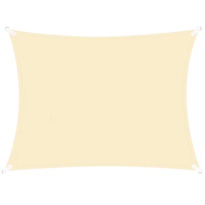 Prelata umbrire 4x3 m pentru terasa sau balcon, impermeabila, protectie UV, crem Household NewTrend