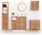 Dulap baie 5Five Sicela cu usa si rafturi, bambus, 38x33x168 cm, natur Household NewTrend