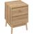 Noptiera 5Five Abana cu 2 sertare, PAL, finisaj stejar, 40x40x56 cm, bej Household NewTrend