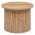 Masa de cafea Atmosphera Createur d'interieur Colva, rotunda 60x45 cm, MDF bej, baza canelata Household NewTrend