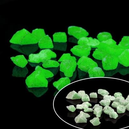Pietricele fosforescente verzi pentru decor glow, granulatie 15-25 mm, 200 g MultiMark GlobalProd