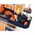 Bucatarie copii, abur rece, efecte sonore si lumini, circuit inchis robinet apa, 65 piese, 93x71x28 cm MultiMark GlobalProd