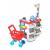 Set supermarket, 24 accesorii, lumini, efecte sonore, carucior cumparaturi, casa de marcat, 82x50x44 cm MultiMark GlobalProd