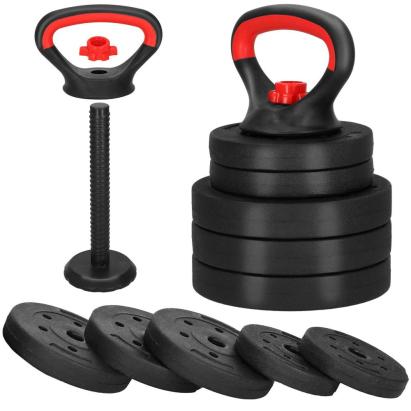 Gantera Kettlebell reglabila 10kg negru Household NewTrend