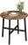 VASAGLE Masa rotunda de bucatarie sau living, stil industrial, 80 x 75 cm (diametru x inaltime), maro rustic Household NewTrend