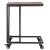 Masuta de cafea, cu cadru de otel si roti, industrial, 35x50x66 cm, maro wenge Household NewTrend