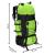Rucsac tactic militar pentru drumetie, cu husa de ploaie, 90 litri, 25 kg, 85x38x26 cm, verde negru Household NewTrend