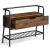 VASAGLE Pantofar cu banca de depozitare, raft si sertar, stil industrial, 30x80x64 cm, maro rustic Household NewTrend