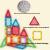 Set constructie magnetic 3d, diferite forme si culori, 130 piese MultiMark GlobalProd