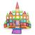 Set constructie magnetic 3d, diferite forme si culori, 130 piese MultiMark GlobalProd